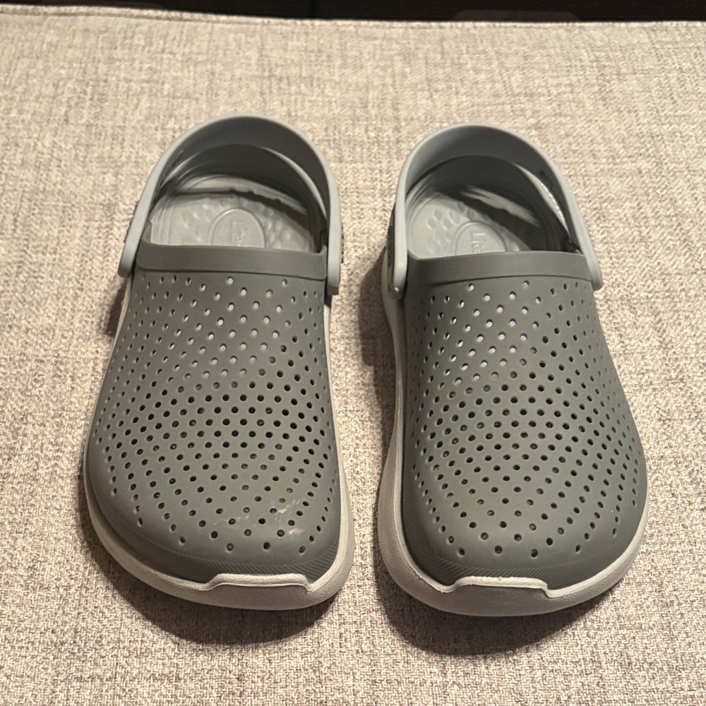 Gray Slip-On Clogs